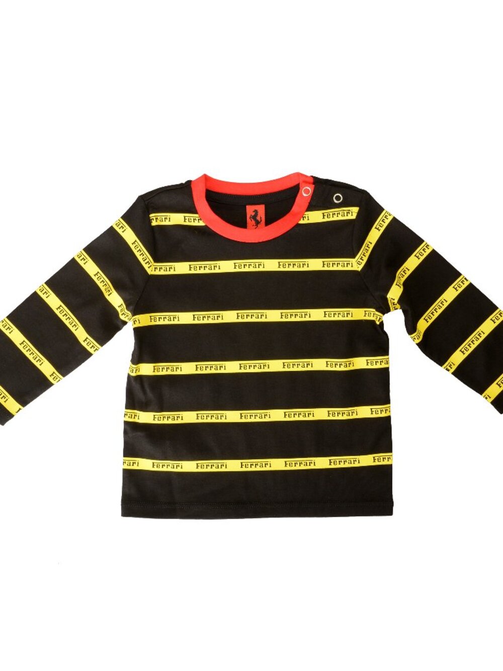 Scuderia Ferrari Infant Crewneck LS Ferrari All Over Print T-Shirt Sz 18-24M